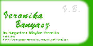 veronika banyasz business card